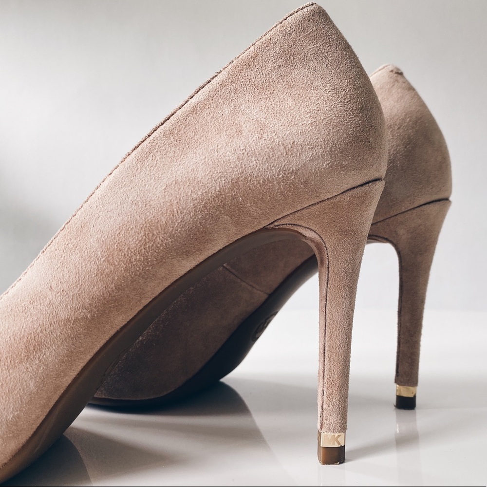 Michael Kors nude suede pumps (barely used!)